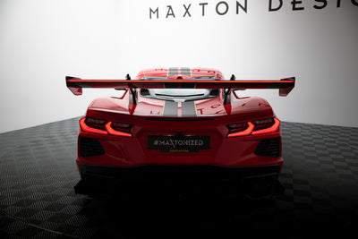 Karbonowy Spoiler + LED pasujący do Chevrolet Corvette C8