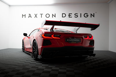 Karbonowy Spoiler + LED pasujący do Chevrolet Corvette C8