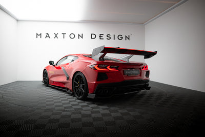 Karbonowy Spoiler + LED pasujący do Chevrolet Corvette C8