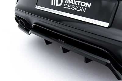 Hinten Splitter (mit einem vertikalem balken) V.2 Cupra Leon Hatchback Mk1 Facelift