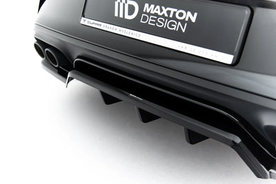 Hinten Splitter (mit einem vertikalem balken) V.1 Cupra Leon Hatchback Mk1 Facelift
