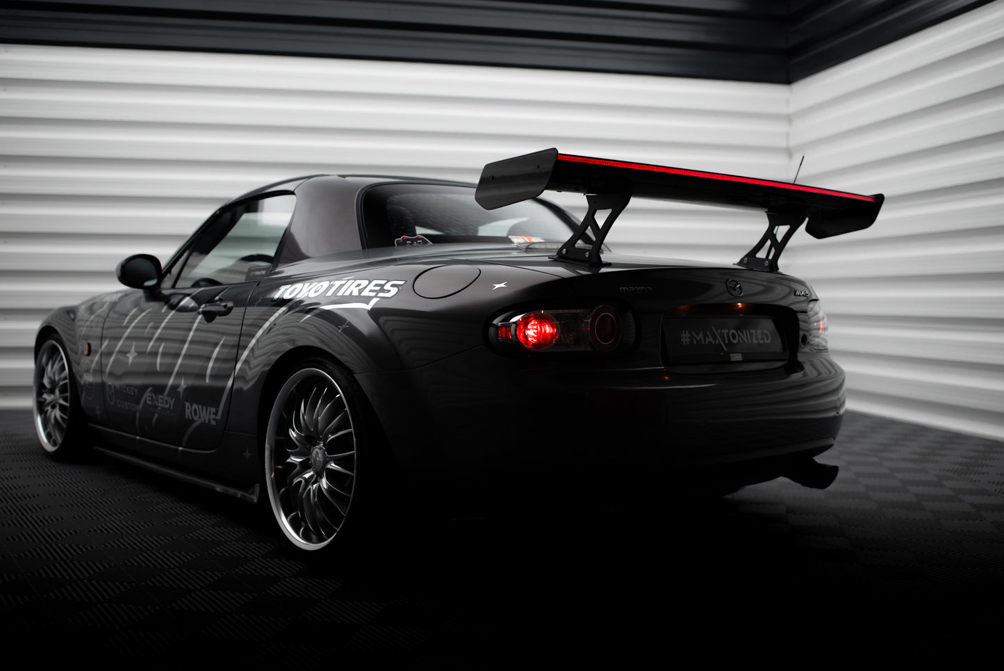 Carbon Spoiler + LED suitable for Mazda MX5 Hardtop NC(MK3)