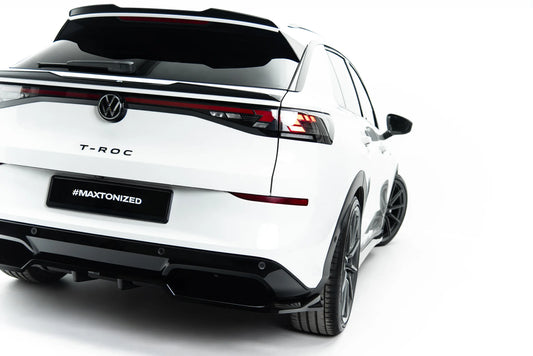 Hinten Splitter (mit einem vertikalem balken) Volkswagen T-Roc R-Line Mk2