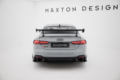 Karbonowy Spoiler Z Zewnętrznymi Wspornikami V.2 pasujący do Audi A5 / A5 S-Line / S5 / RS5 Coupe F5 / F5 Facelift
