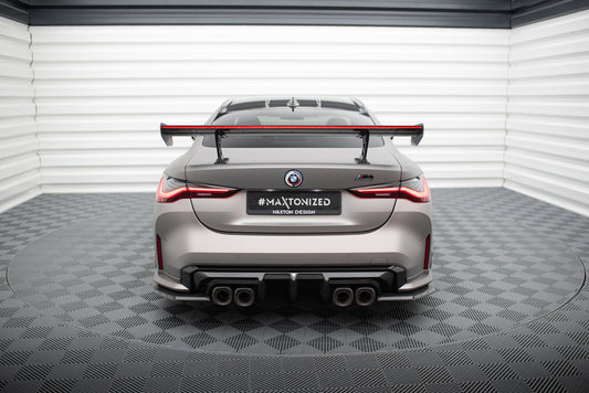 Karbonowy Spoiler Z Wewnętrznymi Wspornikami + LED pasujący do BMW M4 G82 / G82 Facelift / M440i / 4 M-Pack G22 / G22 Facelift