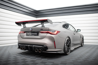 Karbonowy Spoiler Z Wewnętrznymi Wspornikami + LED pasujący do BMW M4 G82 / G82 Facelift / M440i / 4 M-Pack G22 / G22 Facelift
