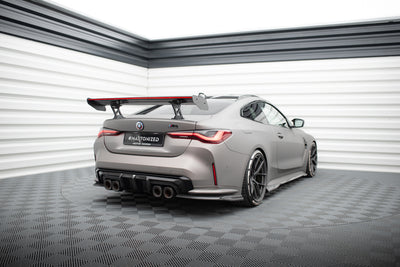 Karbonowy Spoiler Z Wewnętrznymi Wspornikami + LED pasujący do BMW M4 G82 / G82 Facelift / M440i / 4 M-Pack G22 / G22 Facelift