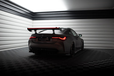 Karbonowy Spoiler Z Wewnętrznymi Wspornikami + LED pasujący do BMW M4 G82 / G82 Facelift / M440i / 4 M-Pack G22 / G22 Facelift