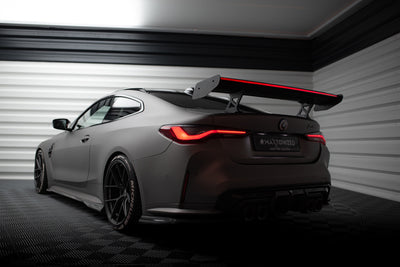 Karbonowy Spoiler Z Wewnętrznymi Wspornikami + LED pasujący do BMW M4 G82 / G82 Facelift / M440i / 4 M-Pack G22 / G22 Facelift