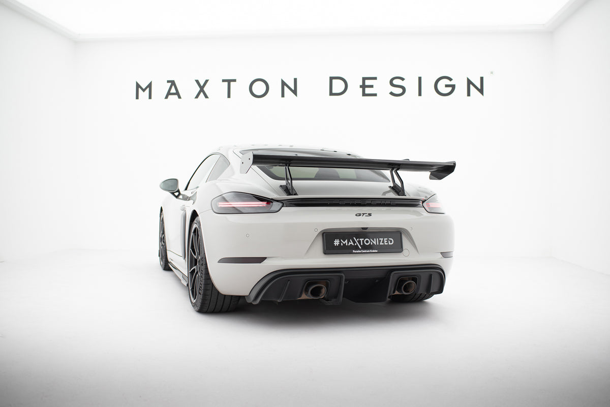Karbonowy Spoiler Z Górnymi Mocowaniami V.1 Porsche 718 Cayman 982c