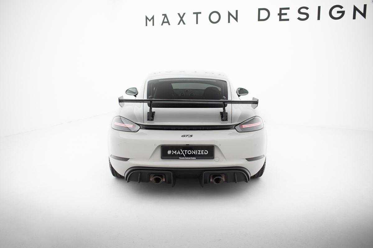Karbonowy Spoiler Z Górnymi Mocowaniami V.1 Porsche 718 Cayman 982c