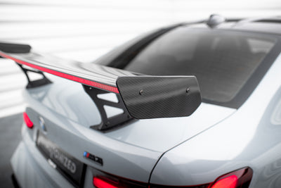Carbon Spoiler With Internal Brackets Uprights + LED suitable for BMW M3 G80 / M340i G20 / 3 M-Pack G20 / 3 Standard G20
