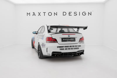 Carbon Spoiler With Internal Brackets Uprights V.1 suitable for BMW 1 M E82