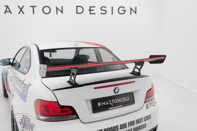 Carbon Spoiler With Internal Brackets Uprights V.2 + LED suitable for BMW 1 M E82