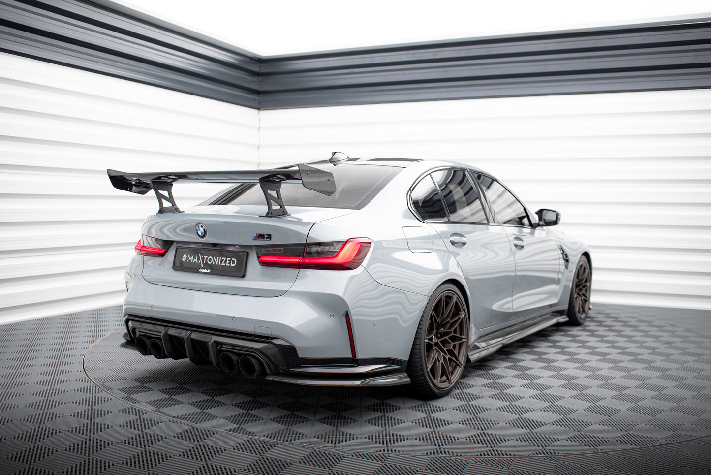 Karbonowy Spoiler Z Wewnętrznymi Wspornikami BMW M3 G80 / M340i G20 / 3 M-Pack G20 / 3 Standard G20 None