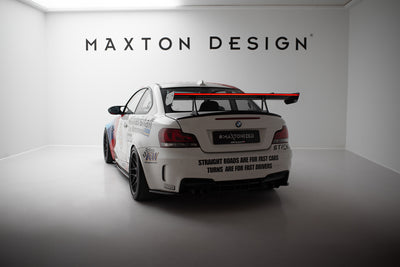 Carbon Spoiler With Upper Swan Mounting + LED suitable for BMW 1 M E82