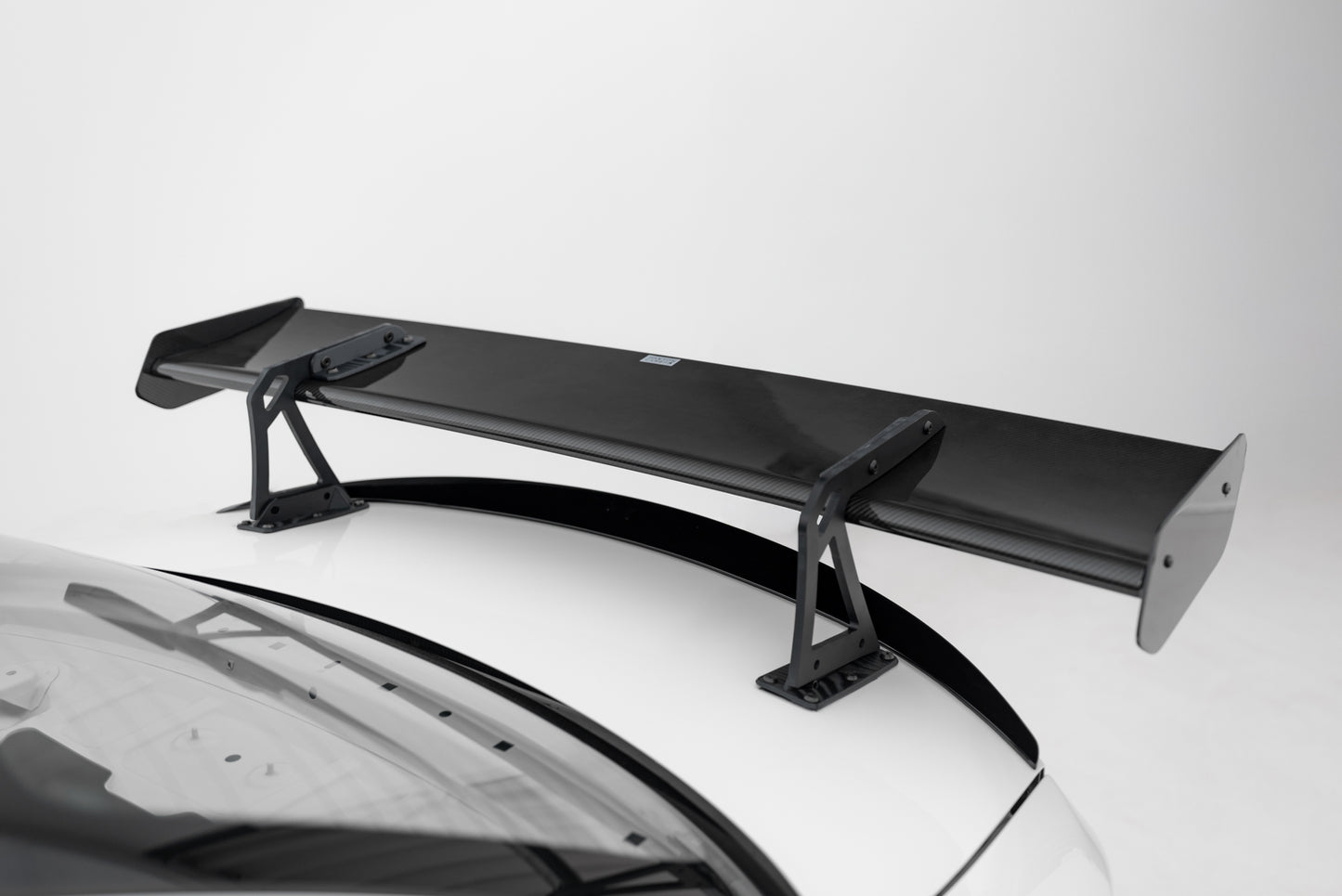 Carbon Spoiler With Upper Swan Mounting + LED suitable for BMW 1 M E82
