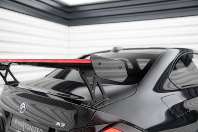 Carbon Fiber Spoiler With External Brackets Uprights +LED light suitable for BMW M2 G87 / M240i / 2 M-Pack / 2 Standard G42
