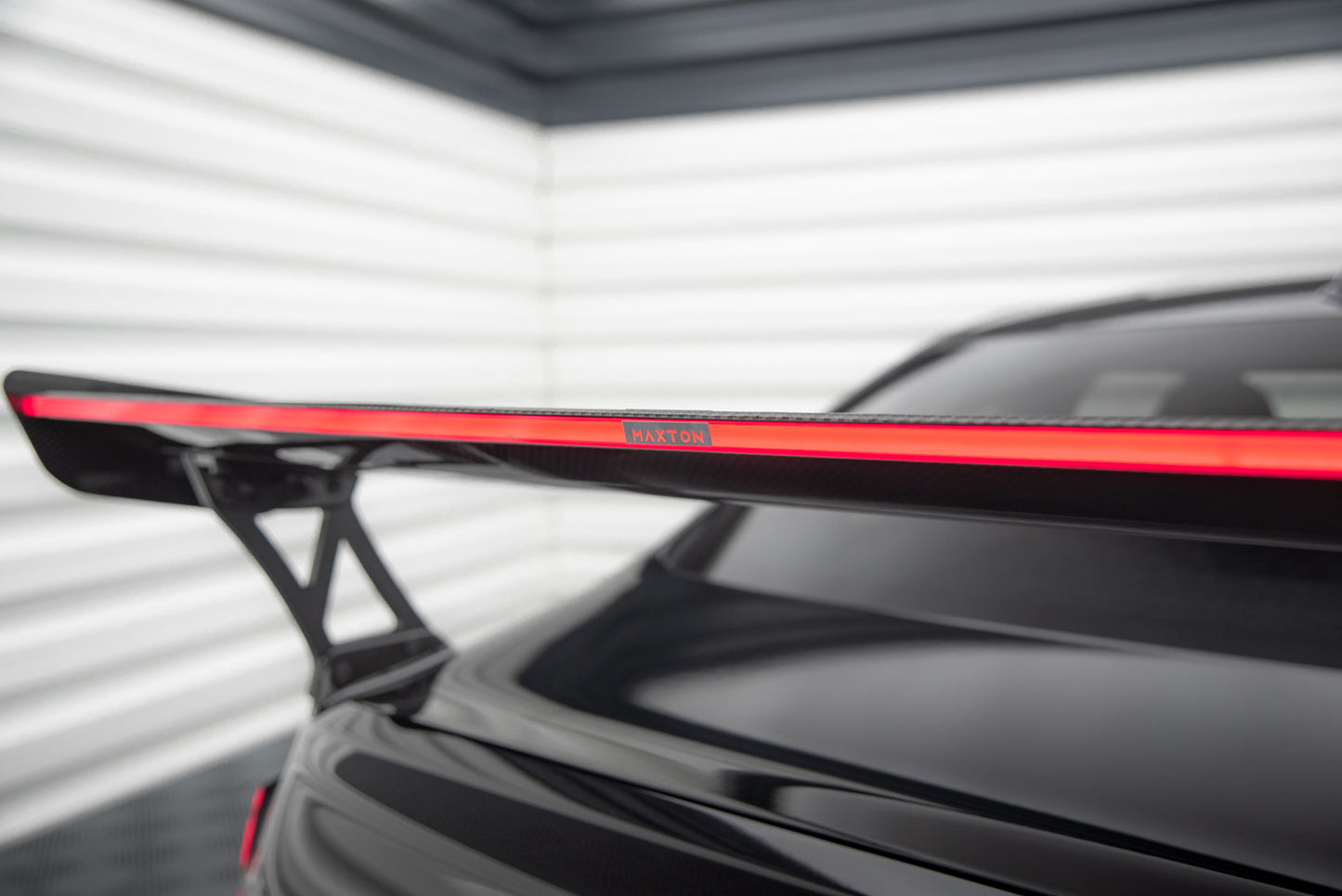 Carbon Fiber Spoiler With External Brackets Uprights +LED light suitable for BMW M2 G87 / M240i / 2 M-Pack / 2 Standard G42