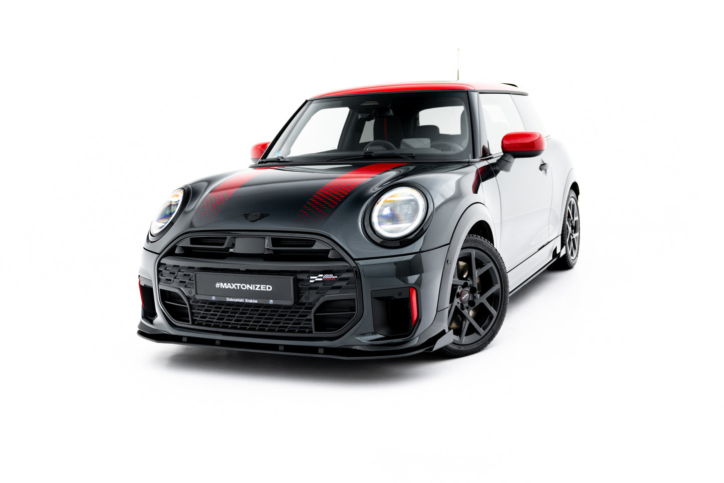 Street Pro Splitter + Flaps für Mini Cooper John Cooper Works F65