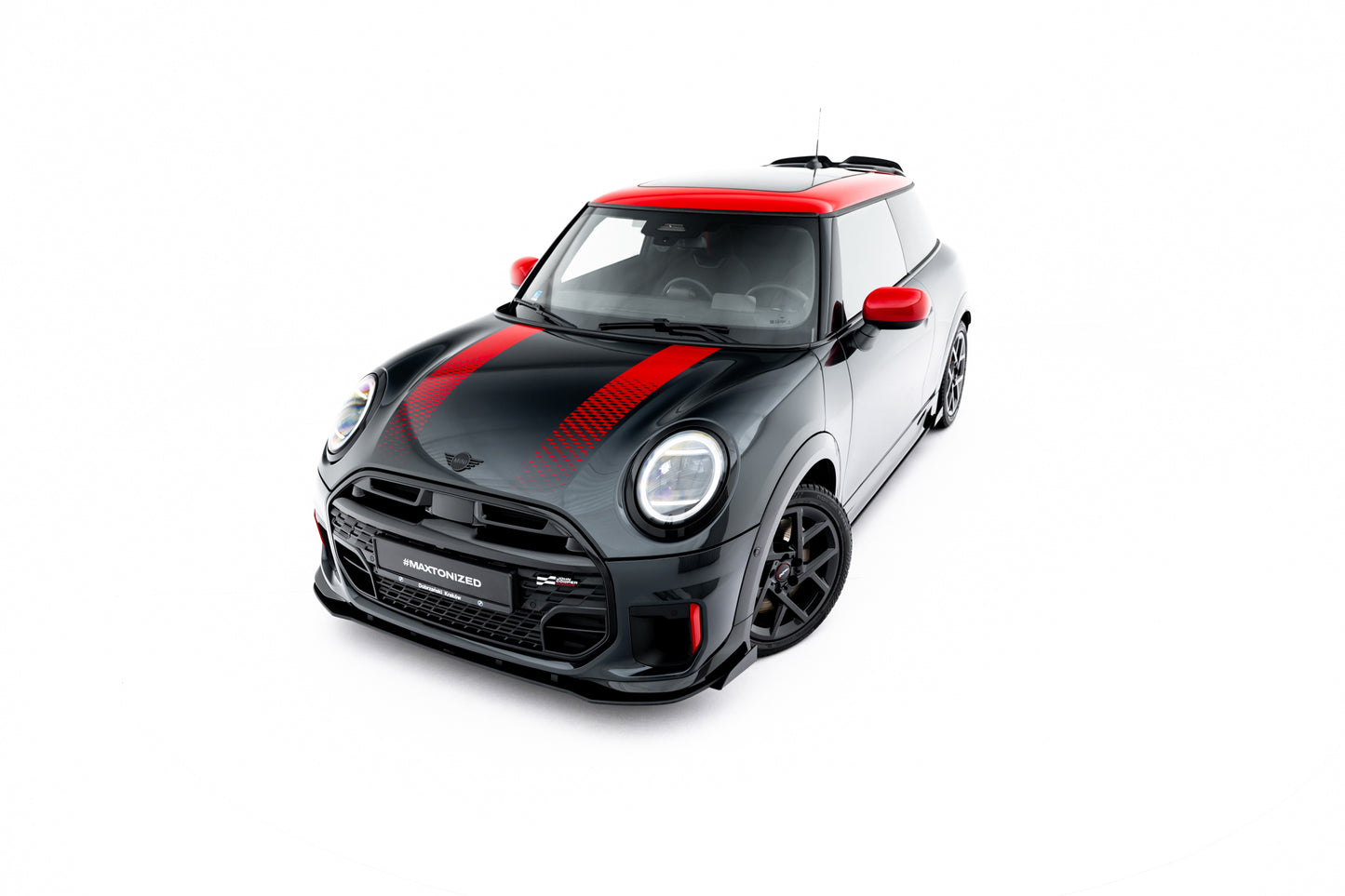 Street Pro Splitter + Flaps für Mini Cooper John Cooper Works F65