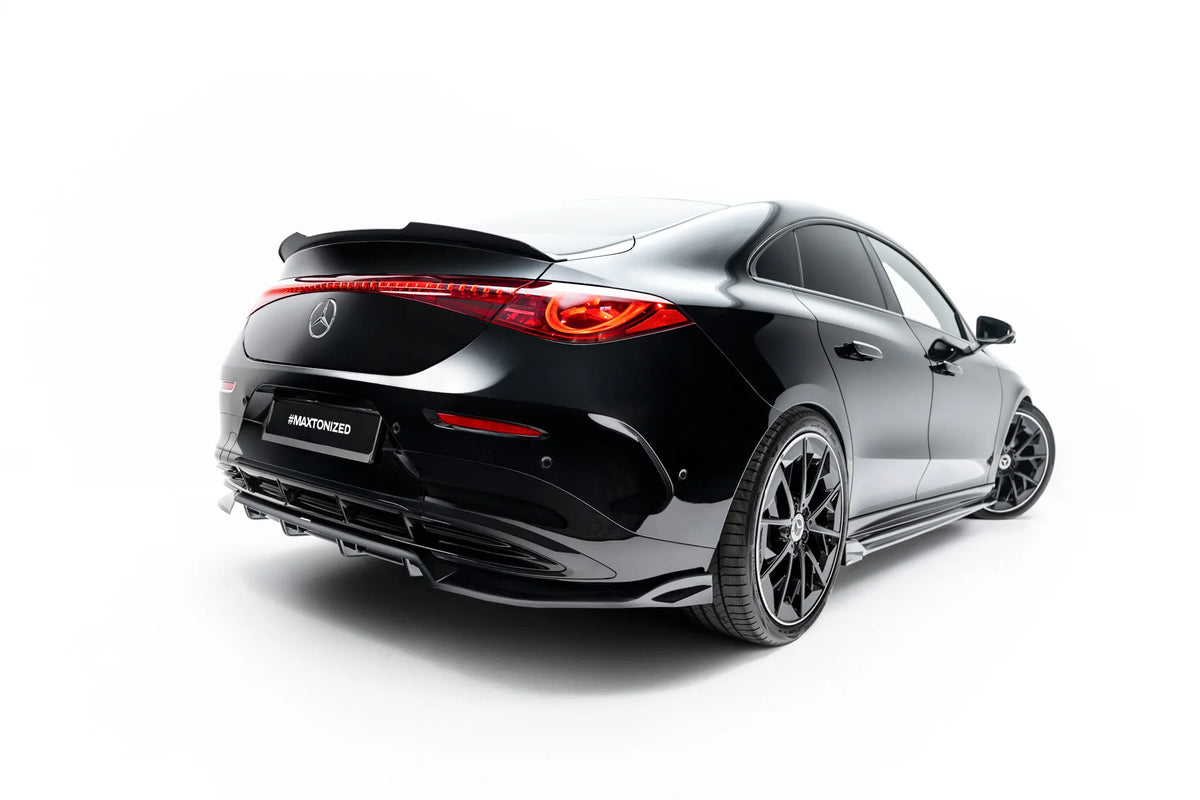 Splitter Tylny (Z Dyfuzorem) pasujący do Mercedes-Benz CLA EQ AMG-Line Coupe / Shooting Brake C174 / X174