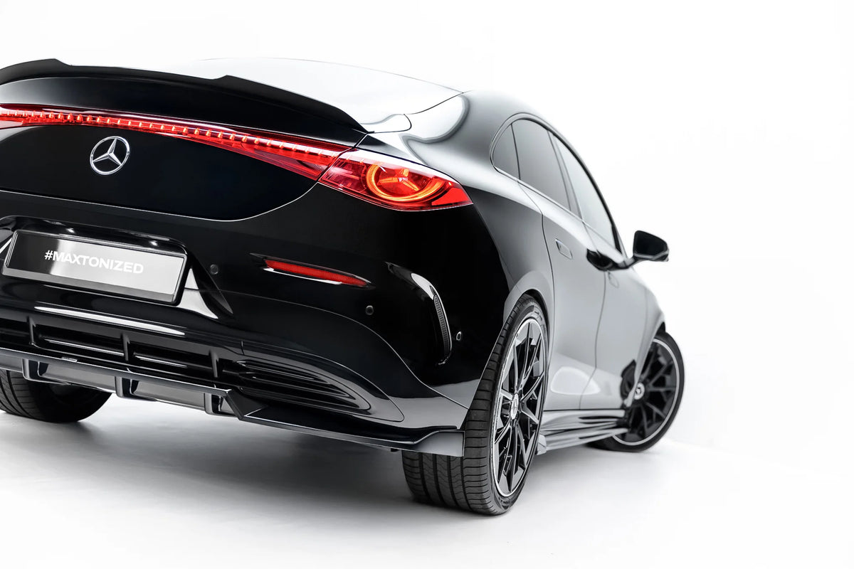 Splitter Tylny (Z Dyfuzorem) pasujący do Mercedes-Benz CLA EQ AMG-Line Coupe / Shooting Brake C174 / X174