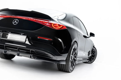 Splitter Tylny (Z Dyfuzorem) pasujący do Mercedes-Benz CLA EQ AMG-Line Coupe / Shooting Brake C174 / X174