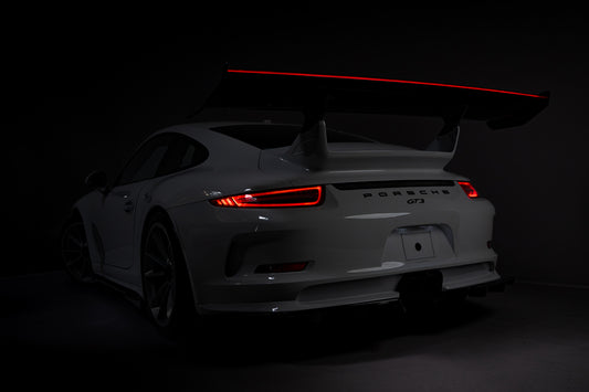 Karbonowy Spoiler V.1 + LED pasujący do Porsche 911 GT3 991