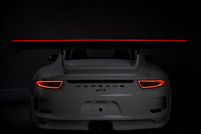 Karbonowy Spoiler V.2 + LED pasujący do Porsche 911 GT3 991