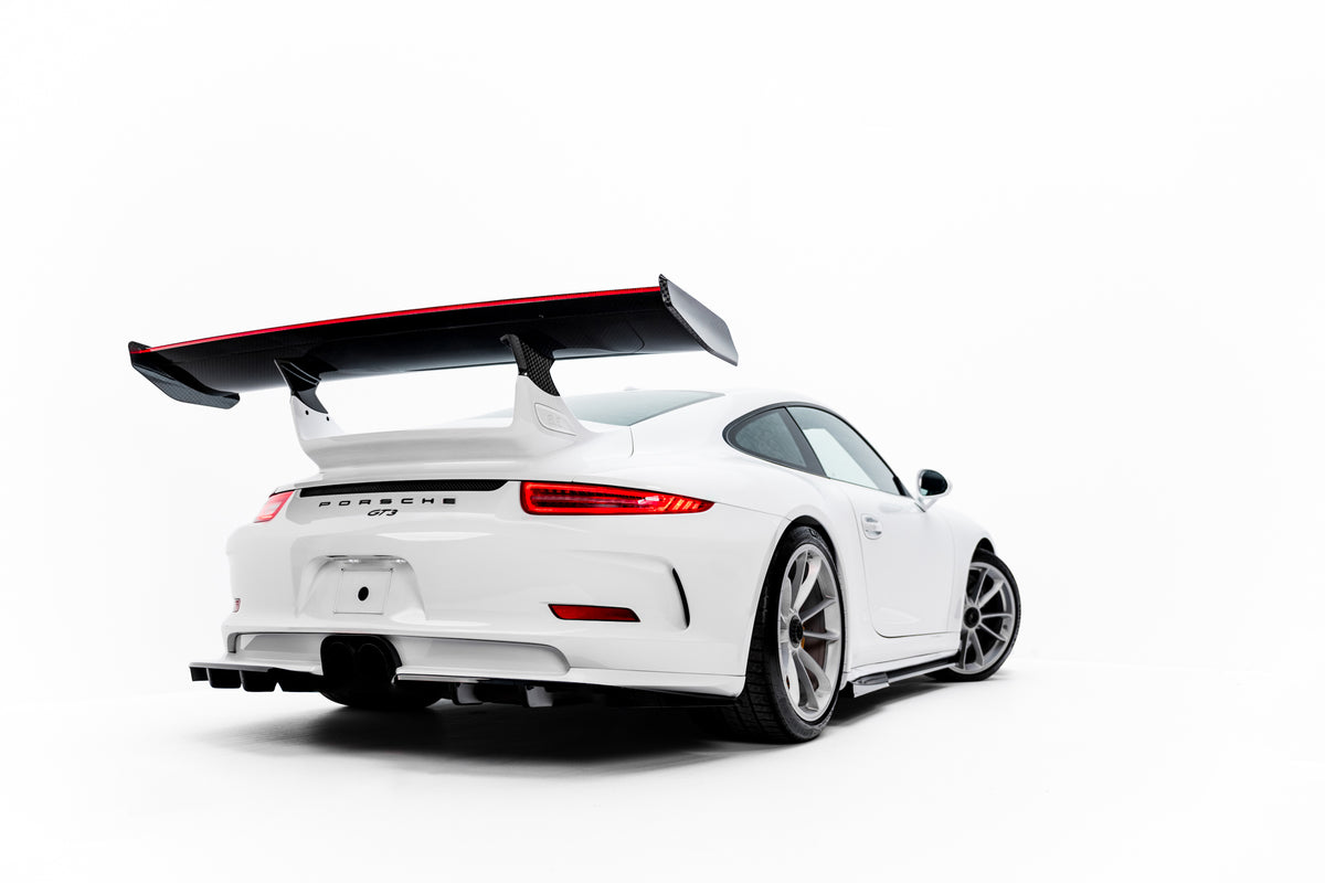 Hinten Splitter (mit einem vertikalem balken) passend für Porsche 911 GT3 991