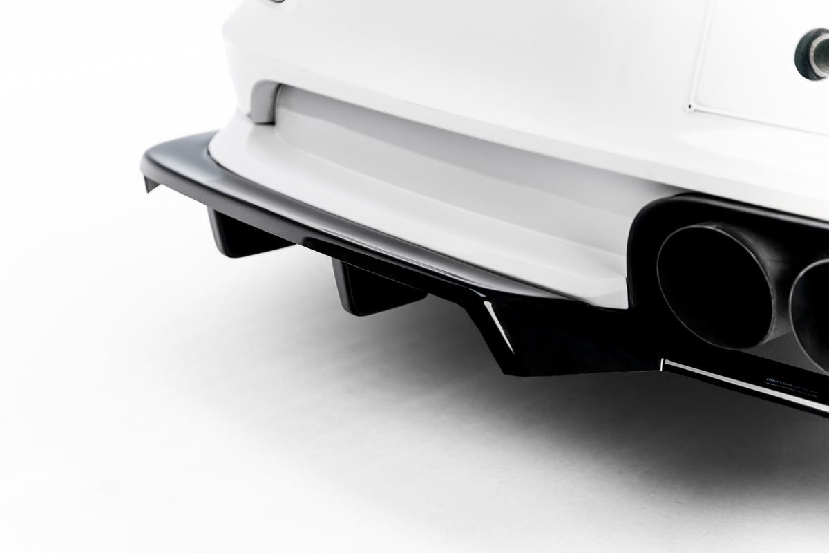 Hinten Splitter (mit einem vertikalem balken) passend für Porsche 911 GT3 991