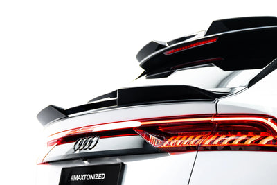 Plus Bas Spoiler Cap 3D compatible avec Audi Q8 / Q8 S-Line / SQ8 Mk1 / Mk1 Facelift