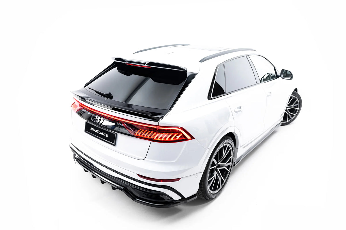 Plus Bas Spoiler Cap 3D compatible avec Audi Q8 / Q8 S-Line / SQ8 Mk1 / Mk1 Facelift