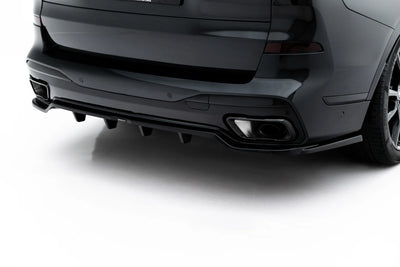 Arriere Splitter (avec une barre verticale) BMW X7 M-Pack G07