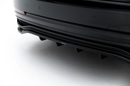 Hinten Splitter (mit einem vertikalem balken) Audi A8 S-Line Long D5 Facelift