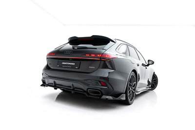 Hinten Splitter (mit einem vertikalem balken) V.4 Audi A6 S-Line C9