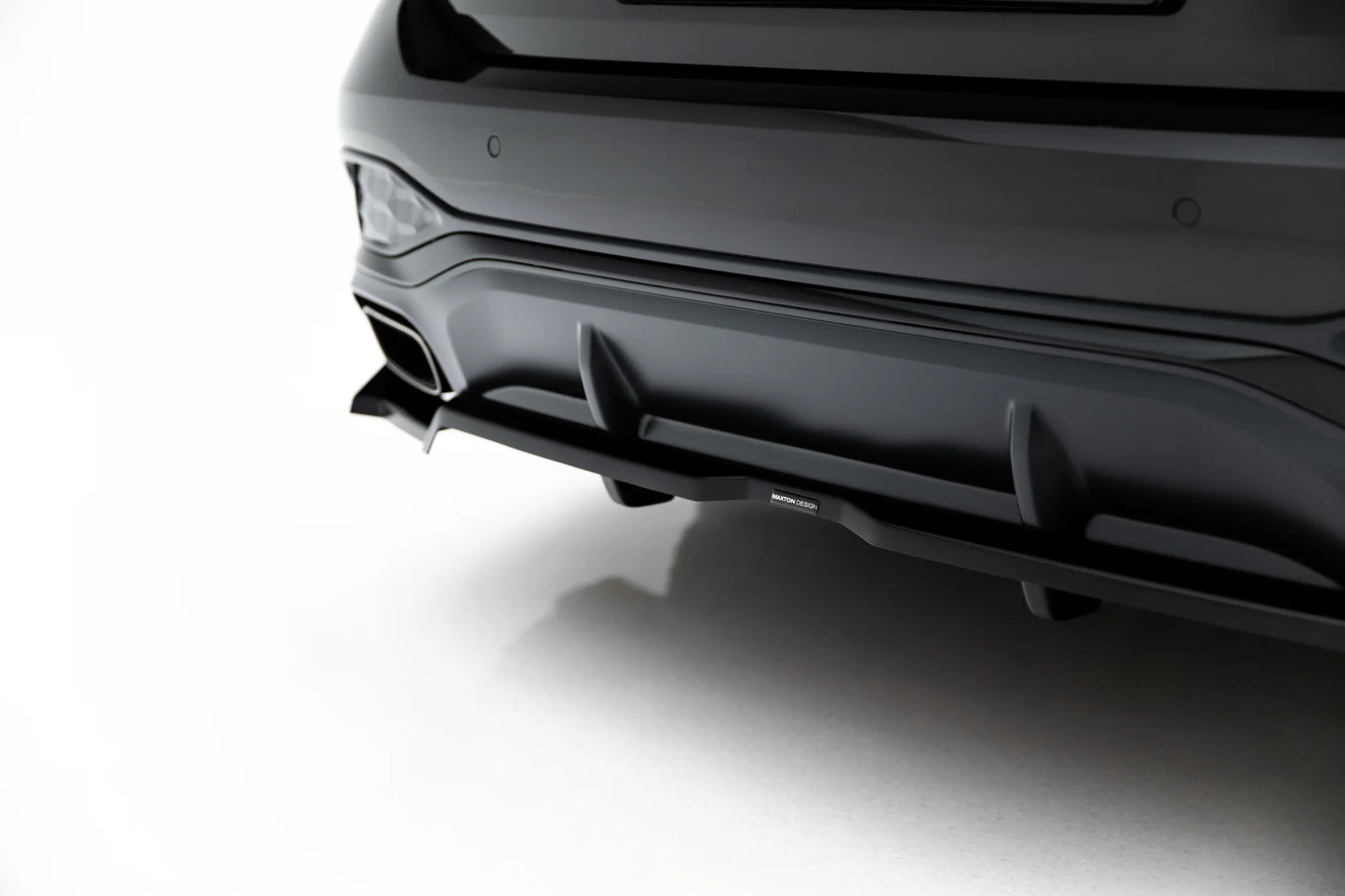Hinten Splitter (mit einem vertikalem balken) V.4 Audi A6 S-Line C9