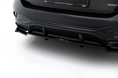 Hinten Splitter (mit einem vertikalem balken) V.3 Audi A6 S-Line C9