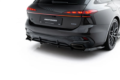 Hinten Splitter (mit einem vertikalem balken) V.3 Audi A6 S-Line C9
