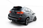 Hinten Splitter (mit einem vertikalem balken) BMW X5 M-Pack F15