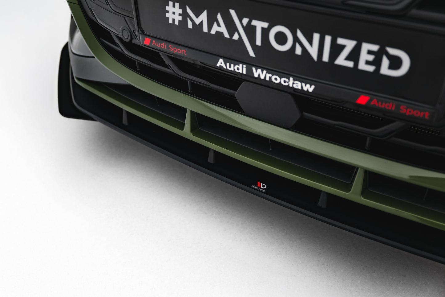 Street Pro Lame Du Pare-Chocs Avant V.1 + Flaps Audi S3 Sportback / A3 S-line Sportback 8Y Facelift