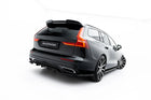 Hinten Splitter (mit einem vertikalem balken) Volvo S60/V60 R-Design Mk3