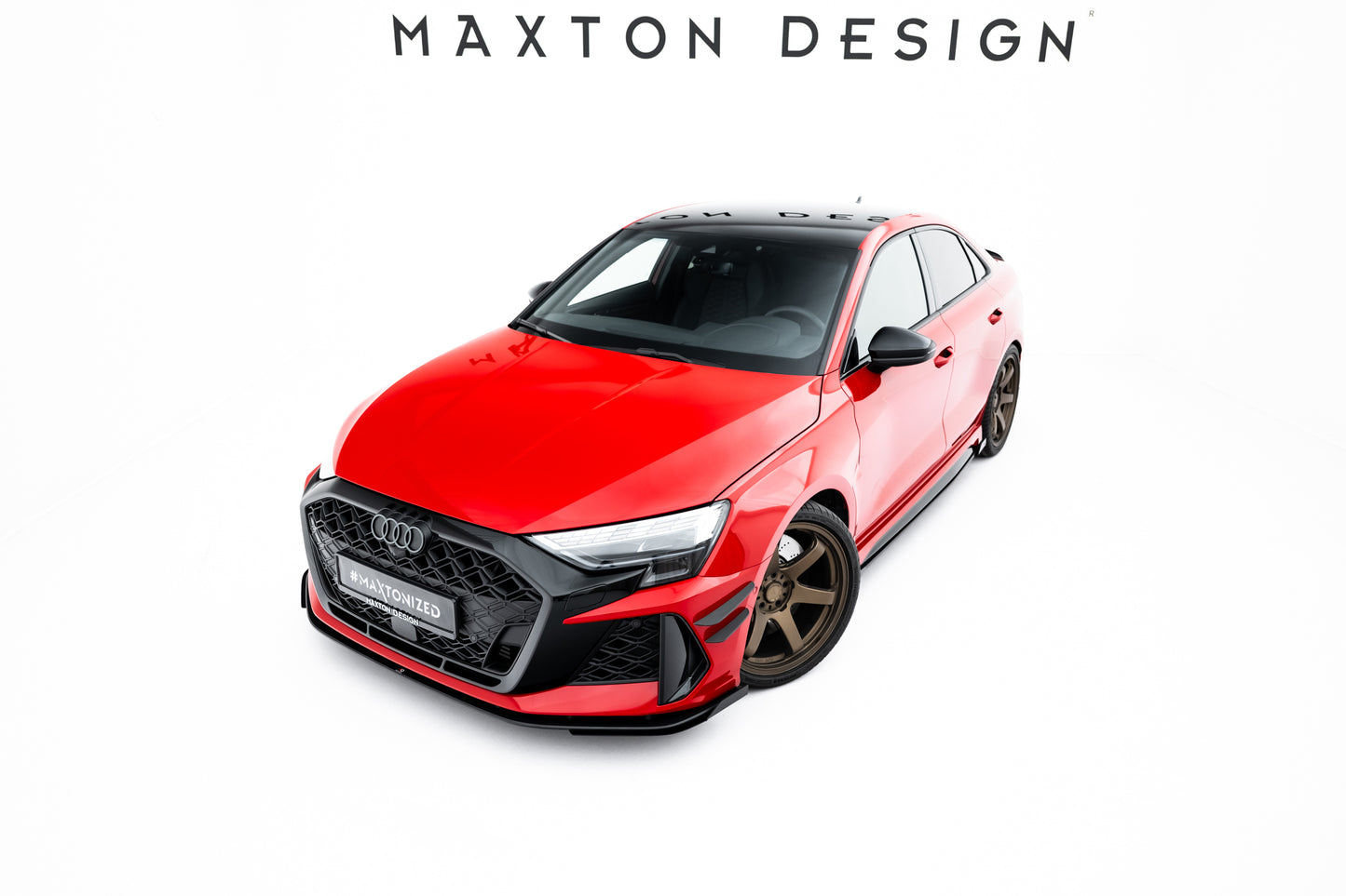 Street Pro Lame Du Pare-Chocs Avant + Flaps Audi RS3 Sedan 8Y Facelift