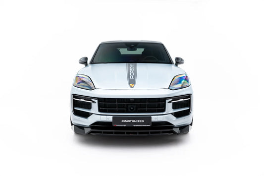 Lame Du Pare-Chocs Avant compatible avec Porsche Cayenne GTS / Turbo Sport Pack / Turbo E-Hybrid GT Pack Coupe Mk3 Facelift