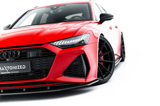 Prepreg Carbon Fiber Front Diffusor Audi RS6 C8 / C8 Facelift