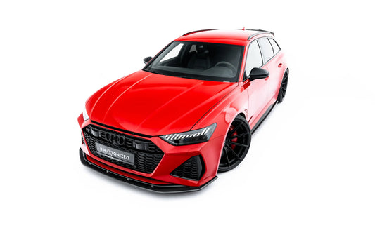 Prepreg Carbon Fiber Front Diffusor Audi RS6 C8 / C8 Facelift