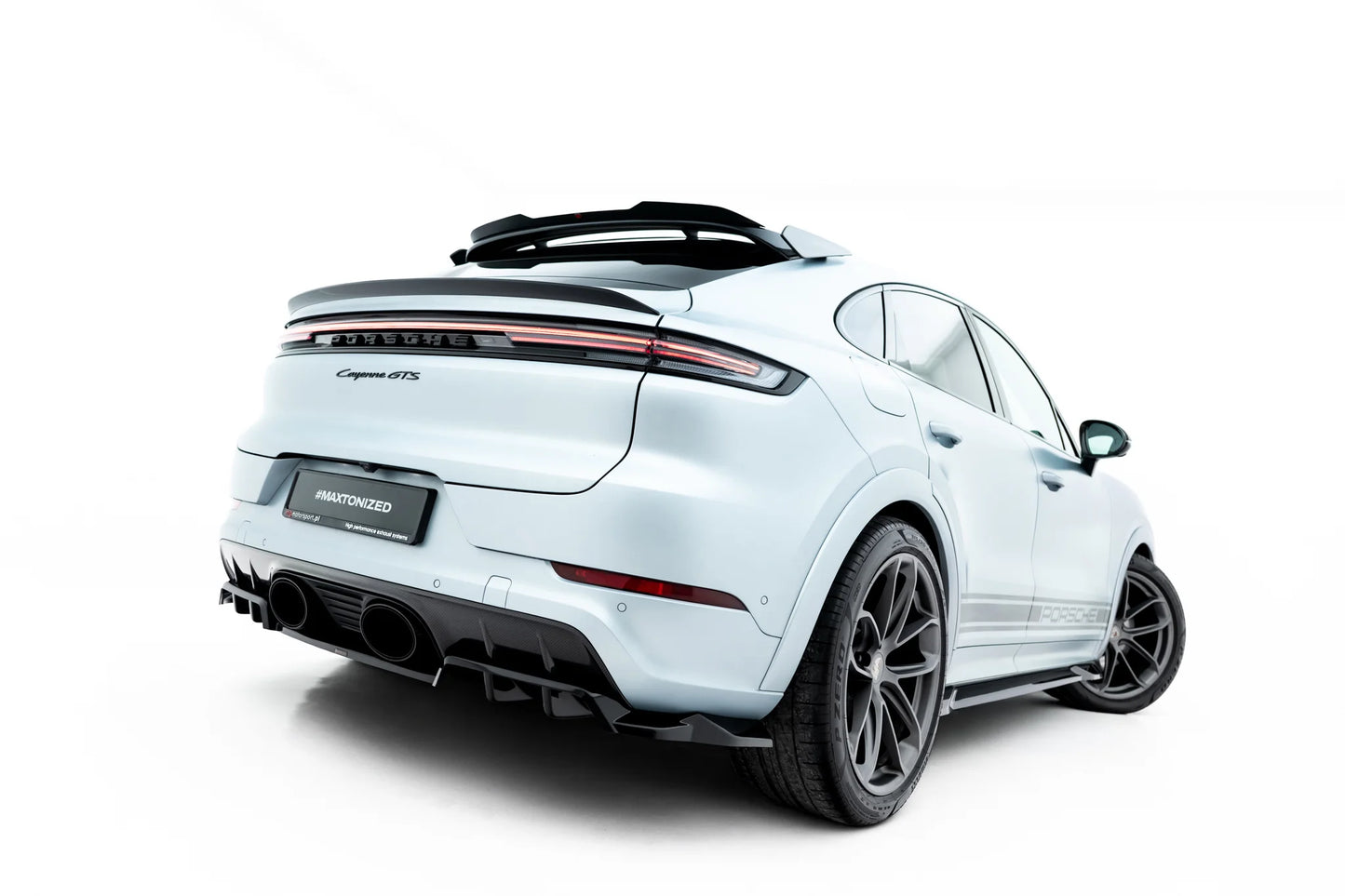 Splitter Tylny (Z Dyfuzorem) do Porsche Cayenne GTS / Turbo Sport Pack / Turbo E-Hybrid GT Pack Coupe Mk3 Facelift