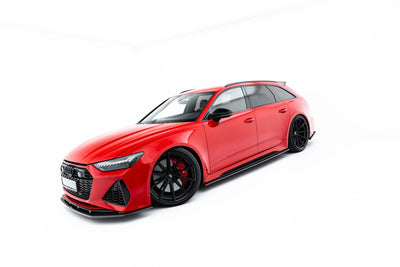 Prepreg Carbon Fiber Side Skirts suitable for Audi RS6 C8 / C8 Facelift