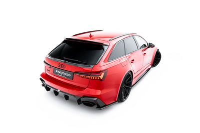 Prepreg Carbon Fiber Tailgate Spoiler (Lower) Audi RS6 C8 / C8 Facelift